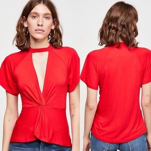 Free People Just A Twist tee, size medium